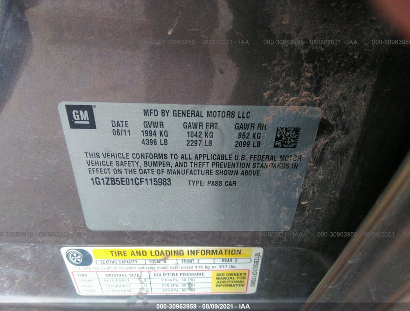 1G1ZB5E01CF115983