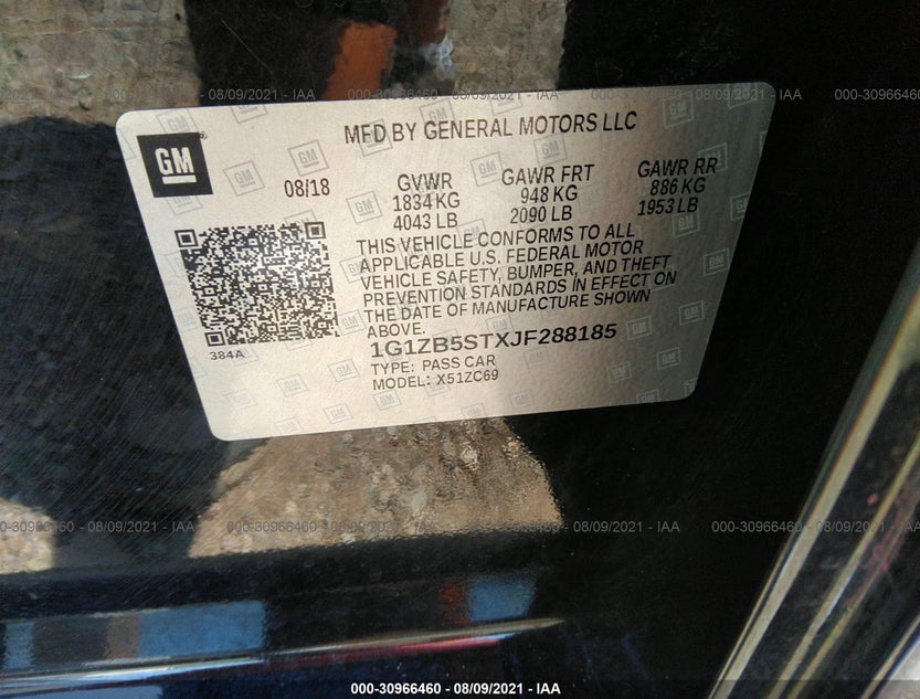 1G1ZB5STXJF288185