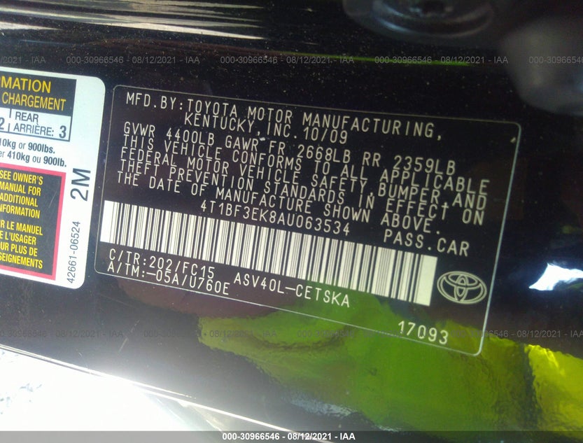 4T1BF3EK8AU063534