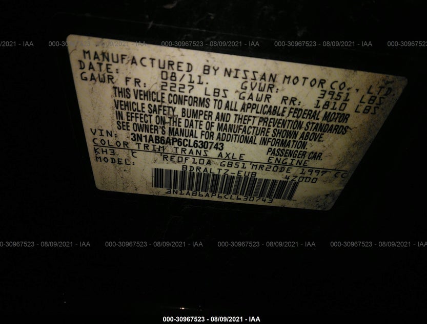 3N1AB6AP6CL630743