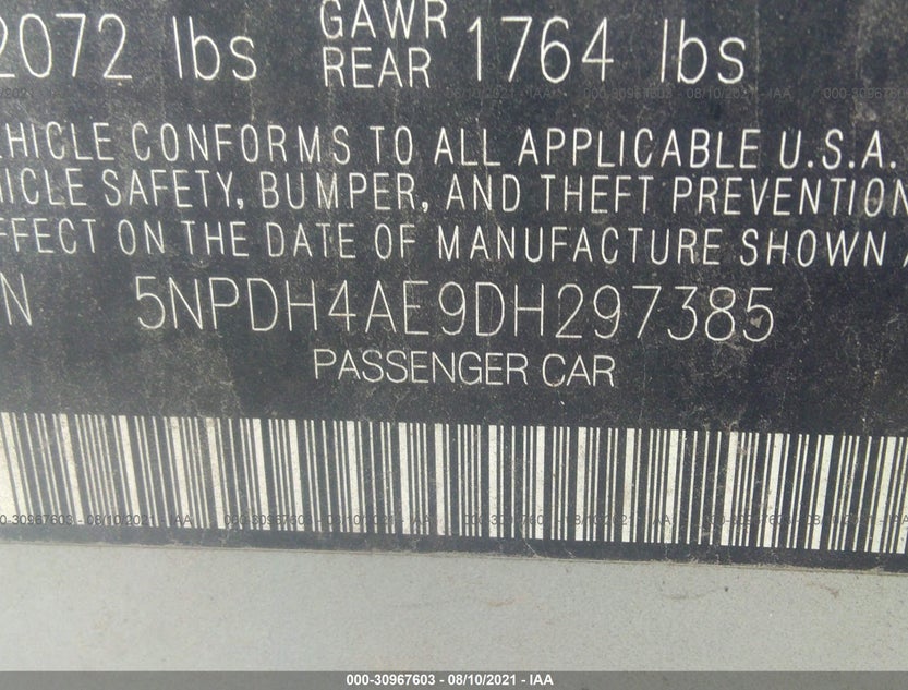 5NPDH4AE9DH297385