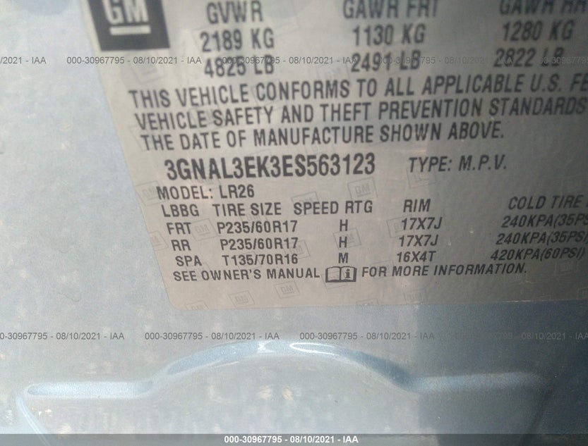 3GNAL3EK3ES563123