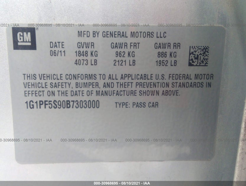 1G1PF5S90B7303000