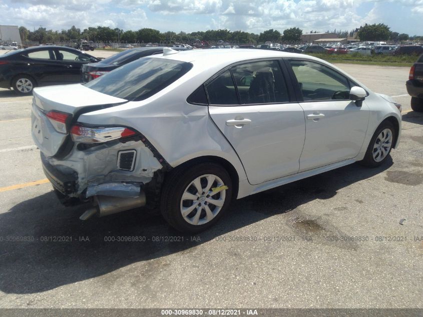 2021 Toyota Corolla Le VIN: JTDEPMAE2MJ162974 Lot: 30969830