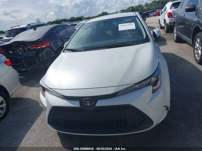 2021 Toyota Corolla Le VIN: JTDEPMAE2MJ162974 Lot: 30969830