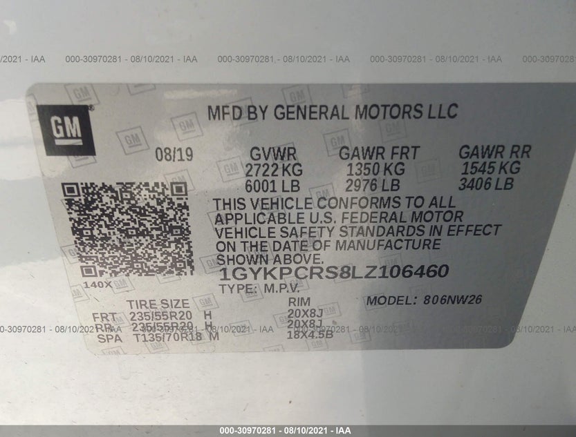 1GYKPCRS8LZ106460