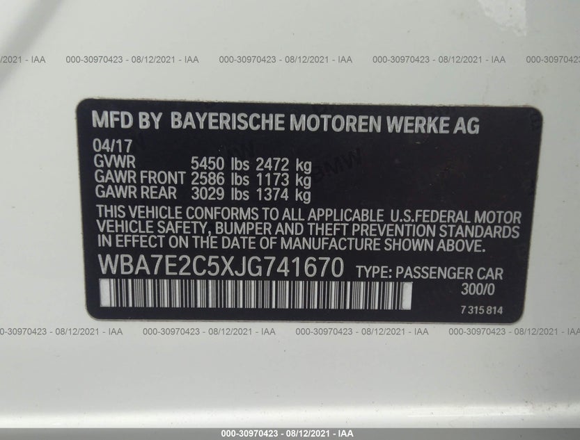 WBA7E2C5XJG741670