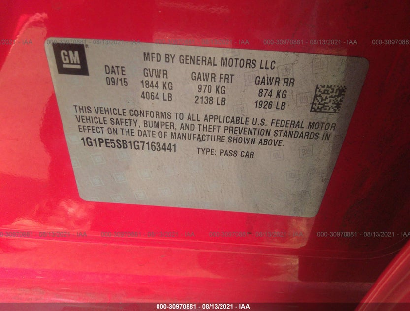 1G1PE5SB1G7163441
