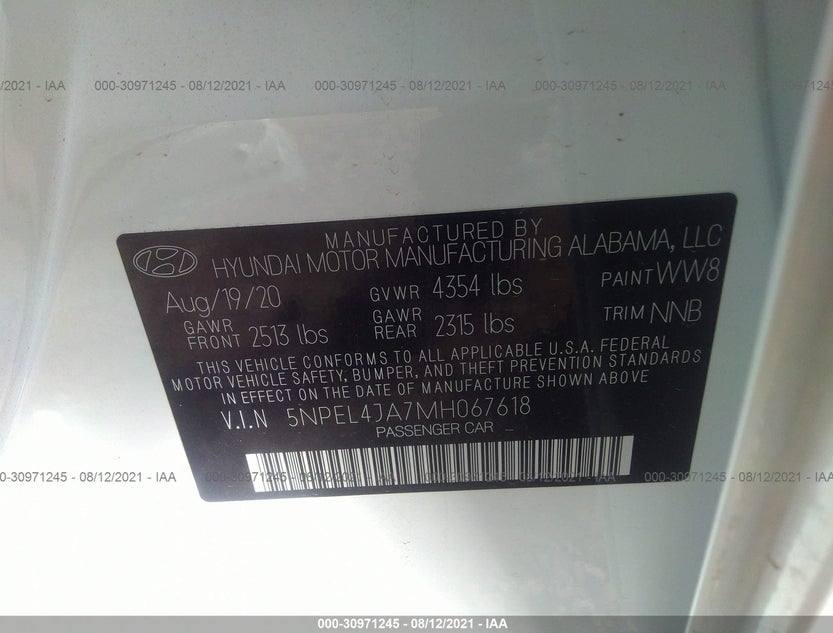 5NPEL4JA7MH067618