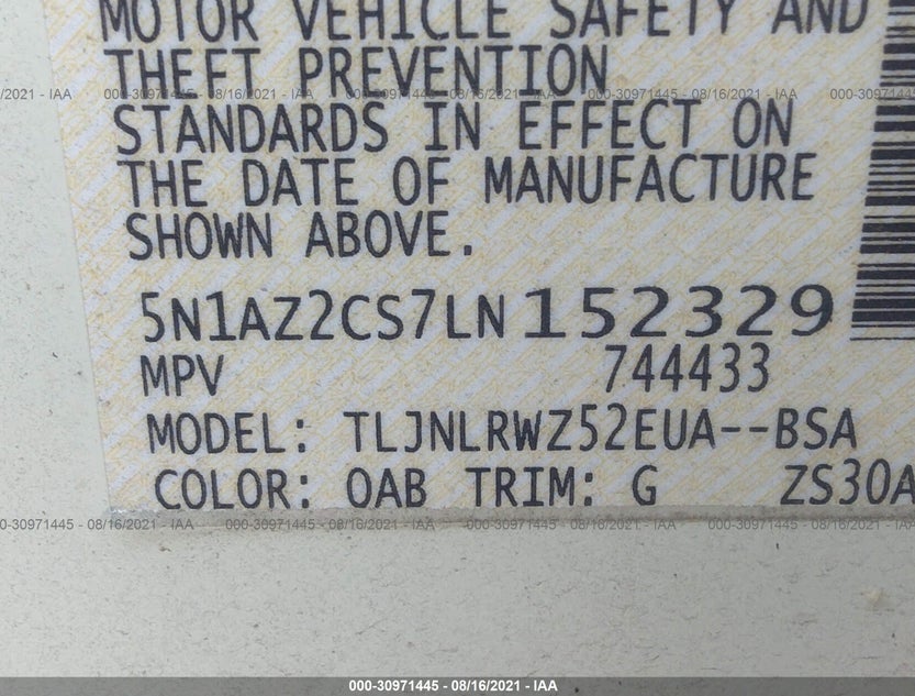 5N1AZ2CS7LN152329