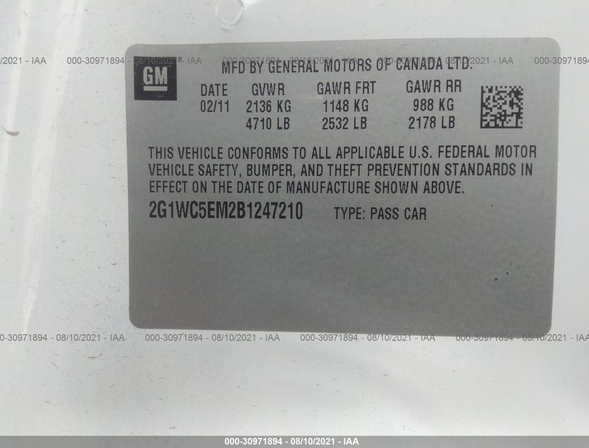 2G1WC5EM2B1247210