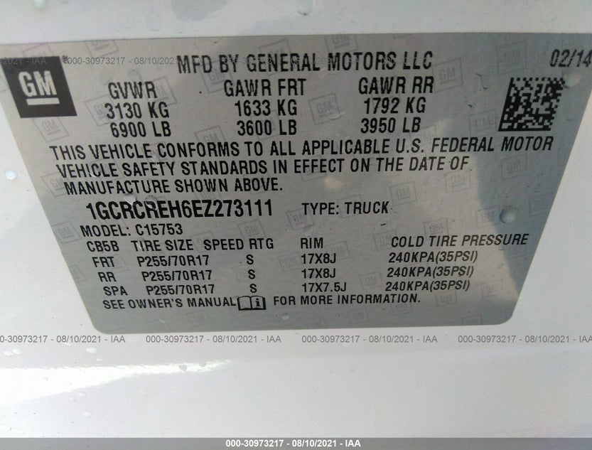1GCRCREH6EZ273111