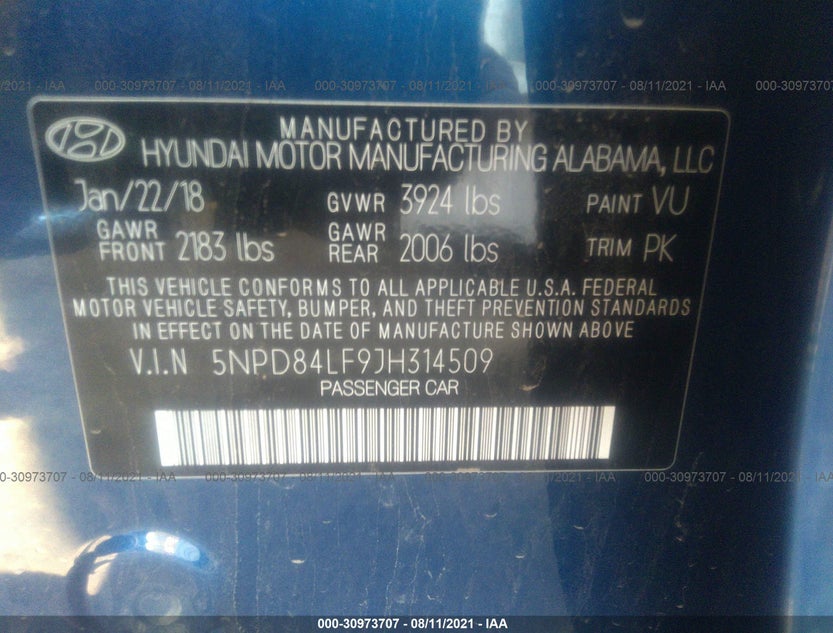 5NPD84LF9JH314509