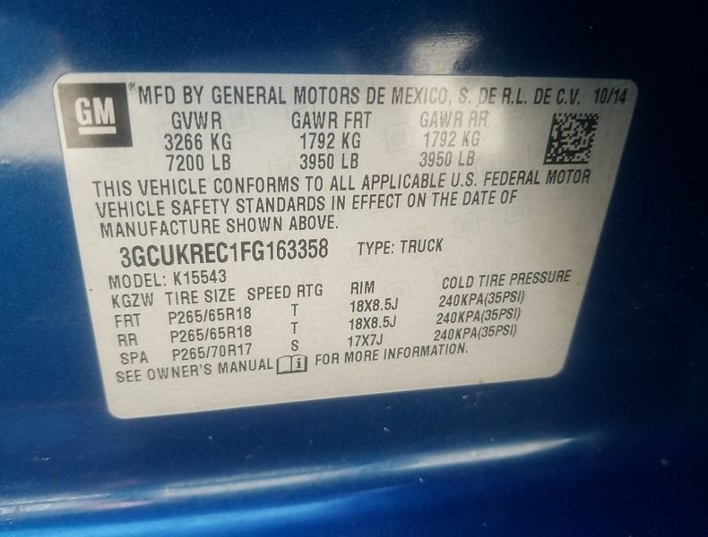 3GCUKREC1FG163358