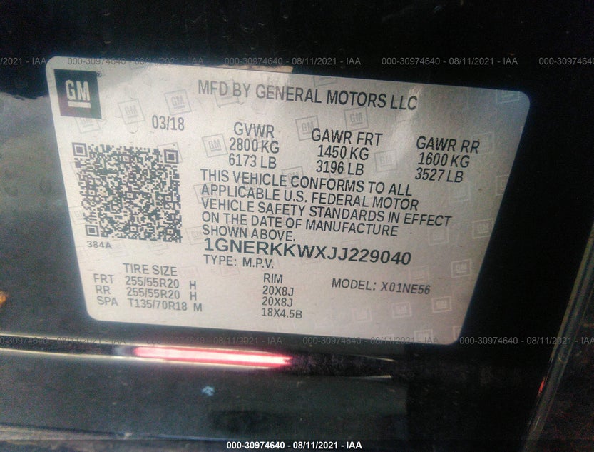 1GNERKKWXJJ229040