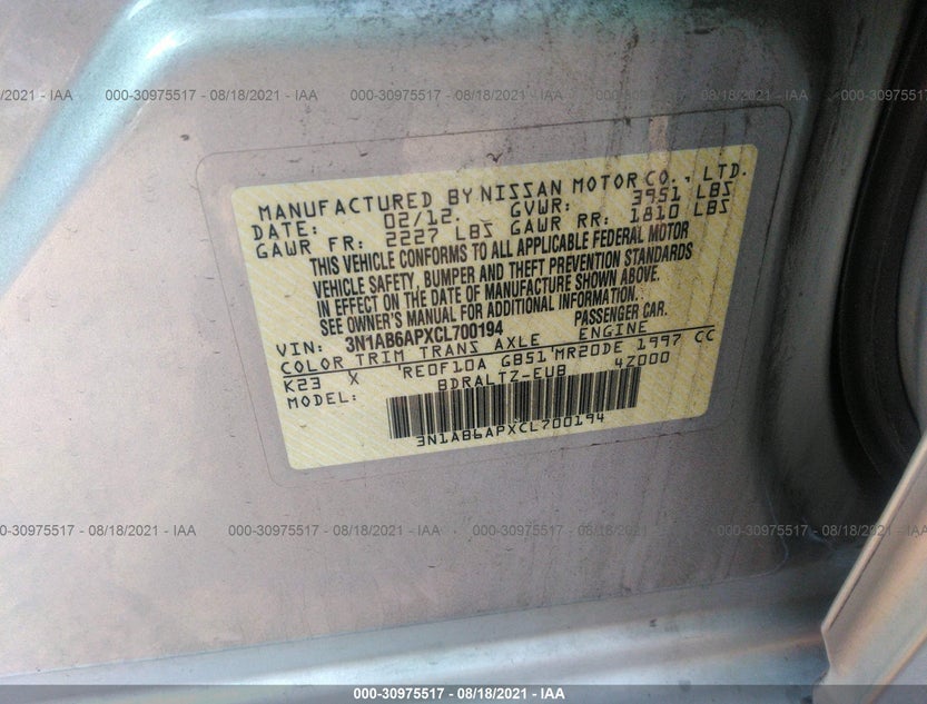 3N1AB6APXCL700194