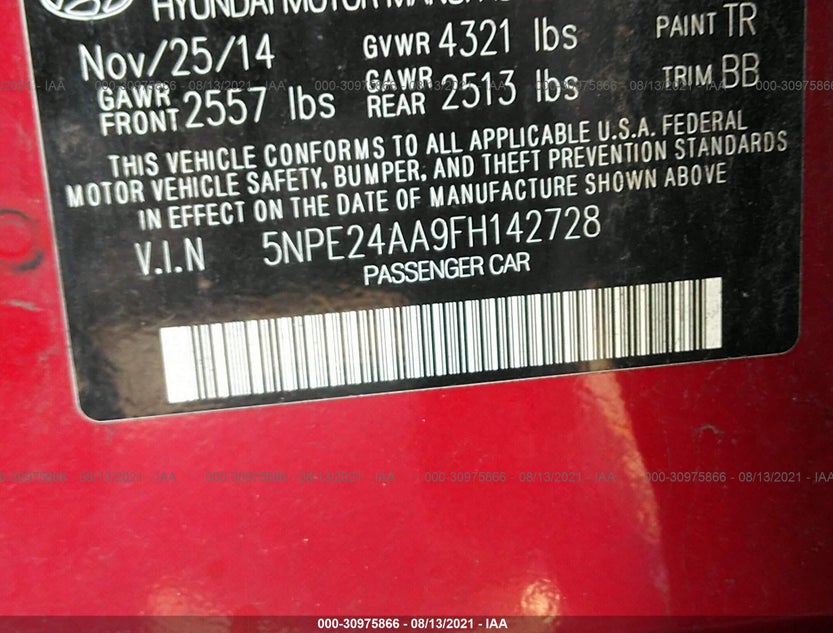 5NPE24AA9FH142728