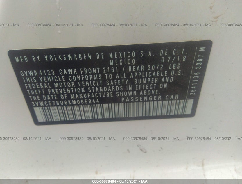3VWC57BU6KM065844