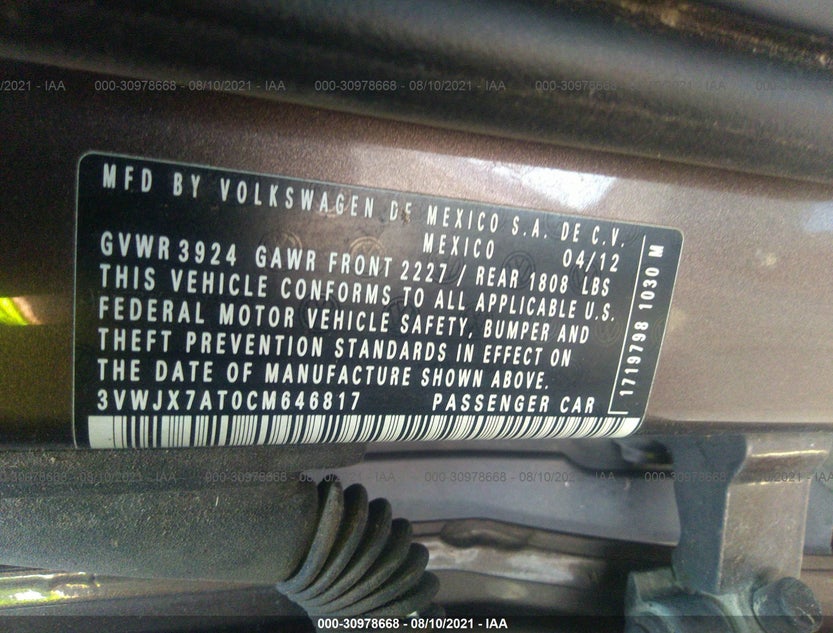 3VWJX7AT0CM646817