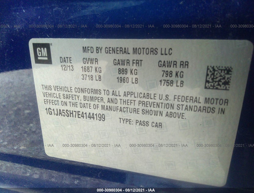 1G1JA5SH7E4144199