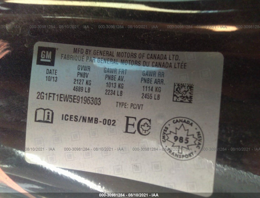 2G1FT1EW5E9196303