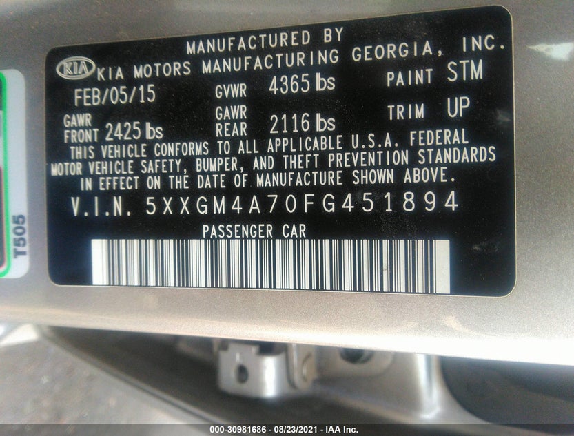 5XXGM4A75FG459814