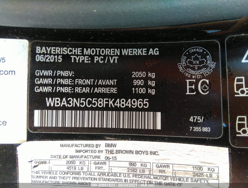 WBA3N5C58FK484965