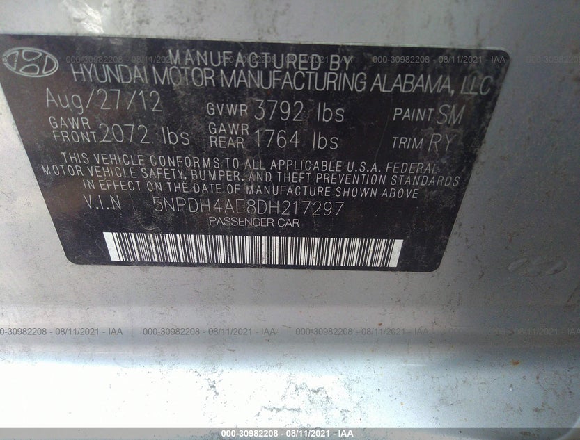 5NPDH4AE8DH217297