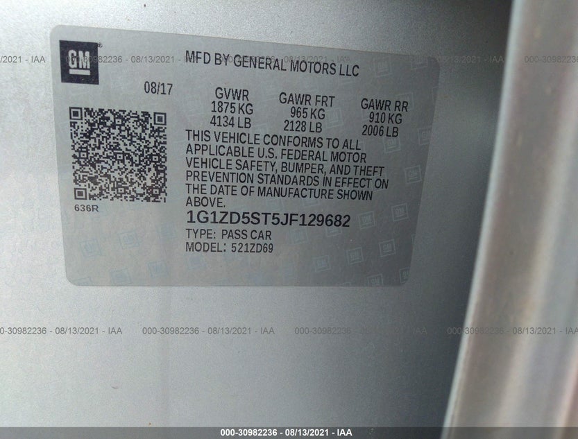 1G1ZD5ST5JF129682