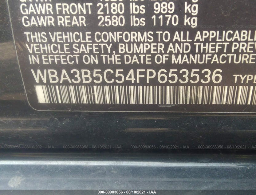 WBA3B5C54FP653536
