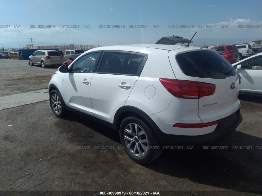 2016 Kia Sportage Lx VIN: KNDPB3AC3G7871396 Lot: 30998979