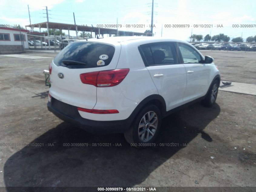 2016 Kia Sportage Lx VIN: KNDPB3AC3G7871396 Lot: 30998979