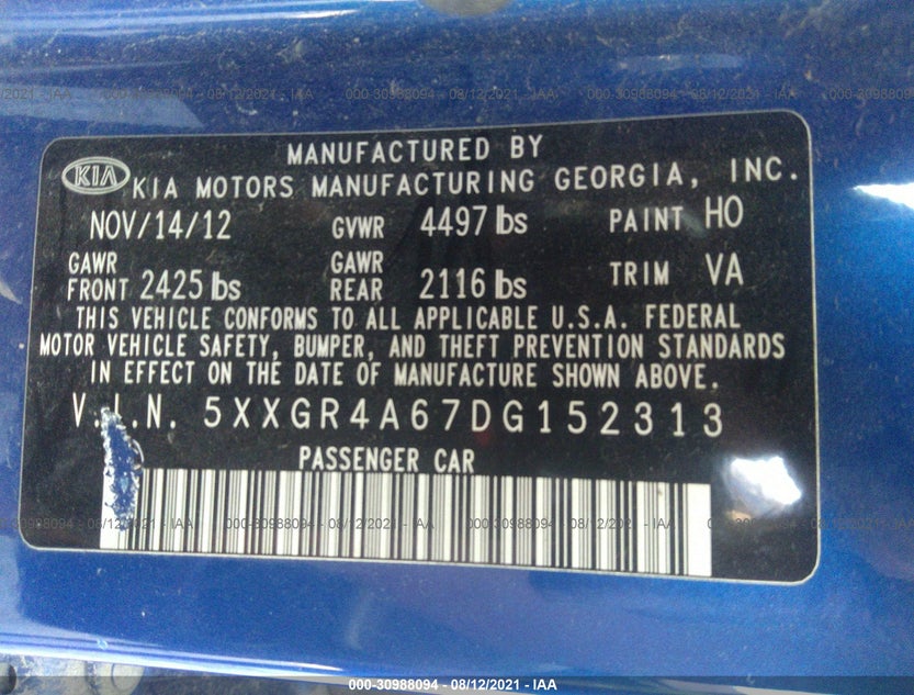 5XXGR4A67DG152313