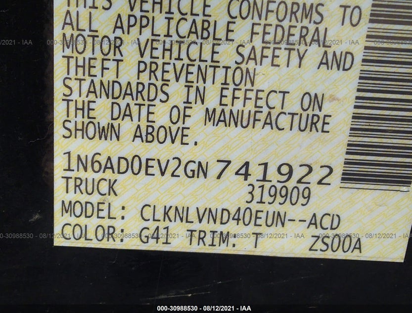 1N6AD0EV2GN741922