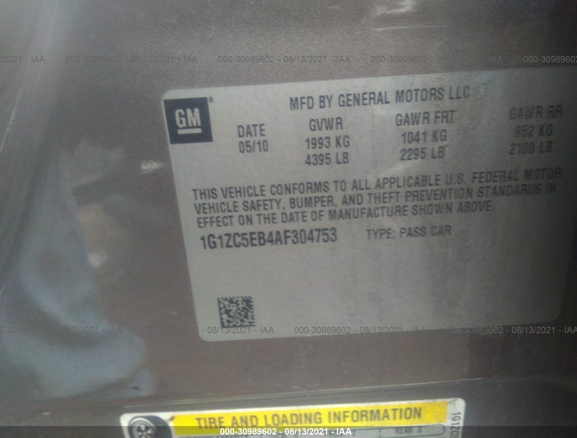 1G1ZC5EB4AF304753