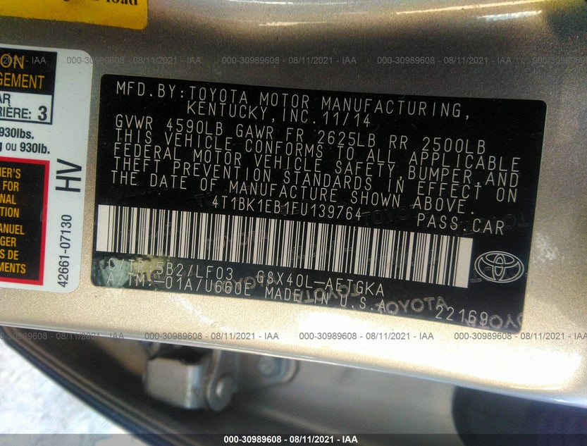 4T1BK1EB1FU139764