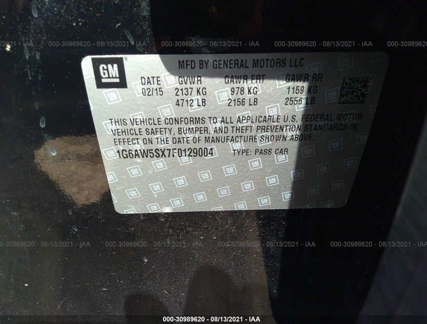 1G6AW5SX7F0129004