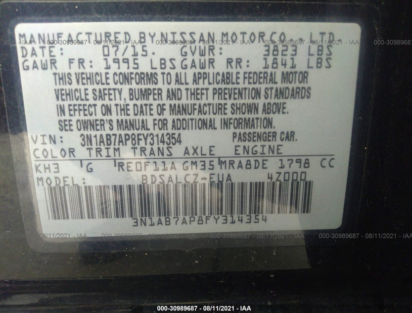 3N1AB7AP8FY314354