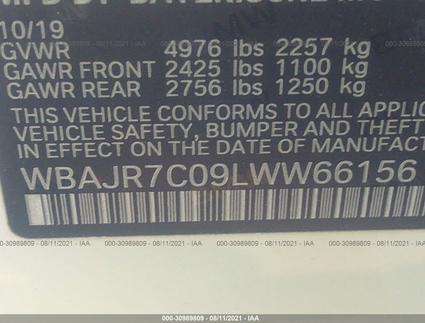 WBAJR7C09LWW66156