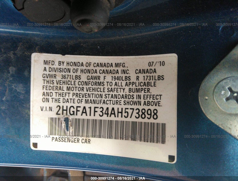2HGFA1F34AH573898