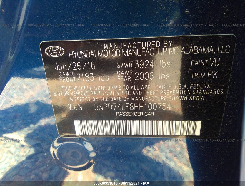 5NPD74LF8HH100754