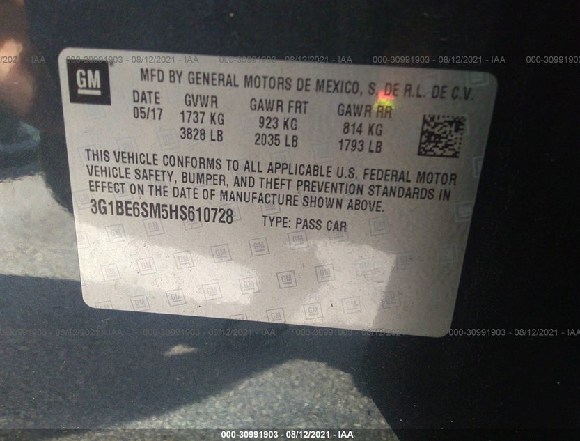 3G1BE6SM5HS610728