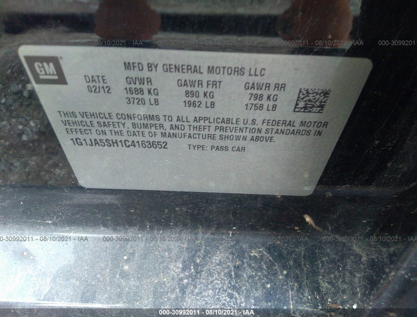 1G1JA5SH1C4163652
