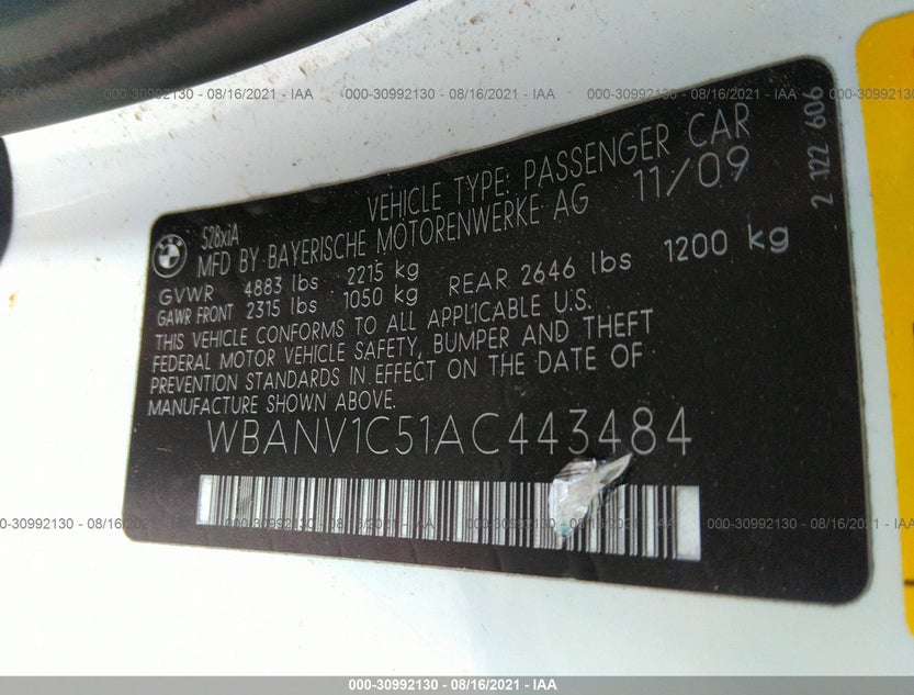 WBANV1C51AC443484