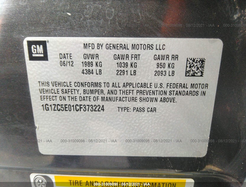 1G1ZC5E01CF373224