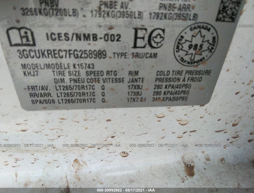 3GCUKREC7FG258989