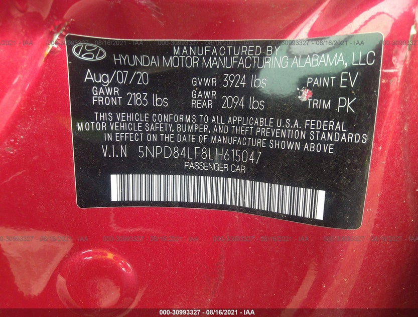 5NPD84LF8LH615047