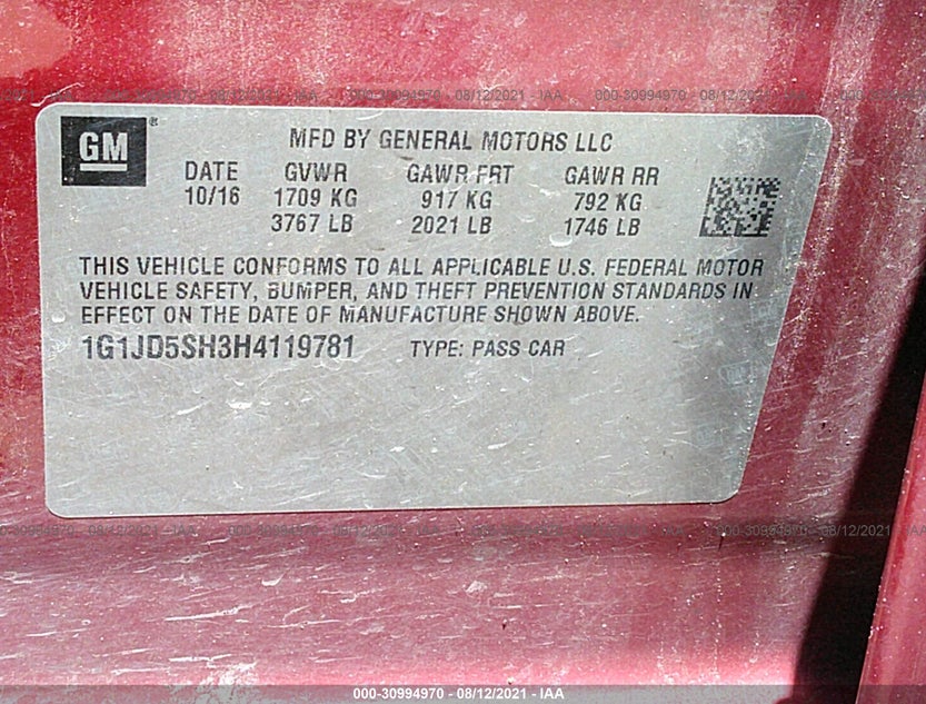 1G1JD5SH3H4119781