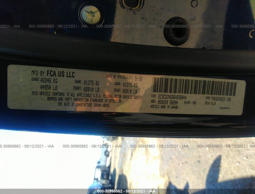 2C3CDZAG9GH256844