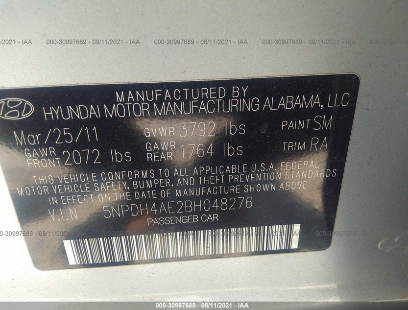 5NPDH4AE2BH048276